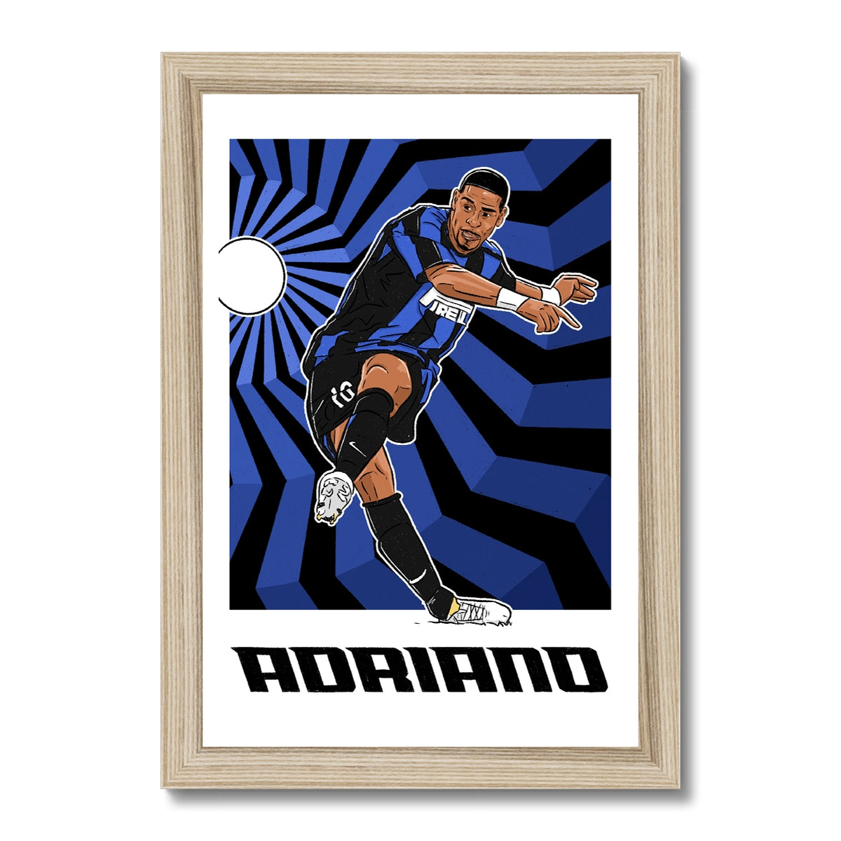 Adriano Inter Milan Framed Print