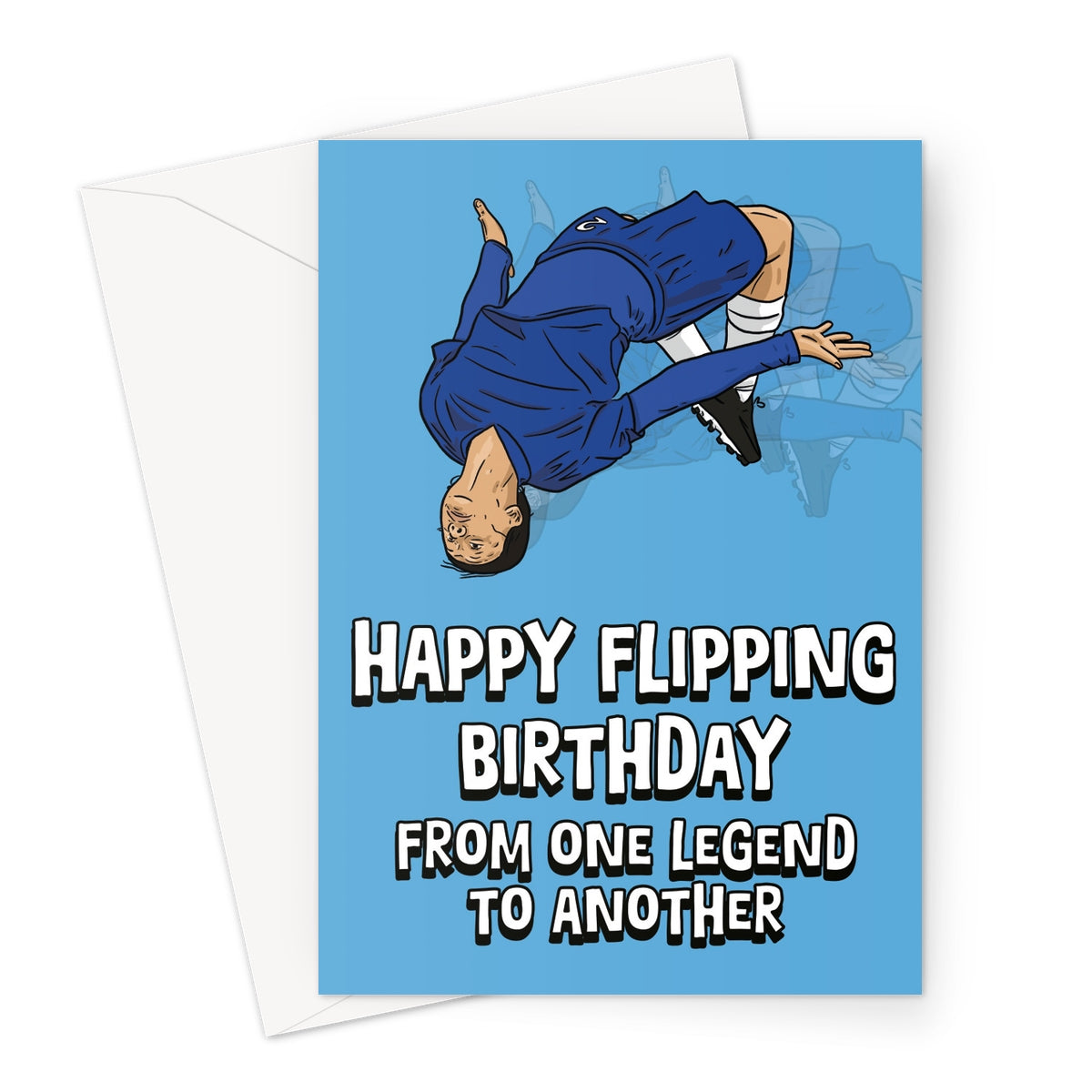 Sam Kerr Flipping Birthday Card