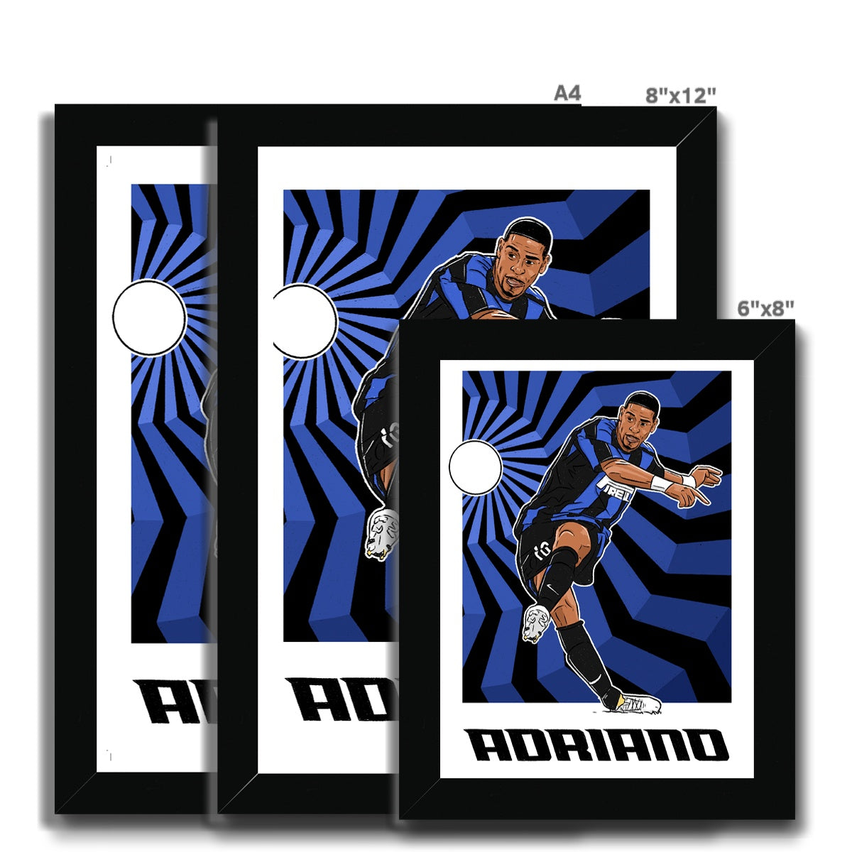 Adriano Inter Milan Framed Print