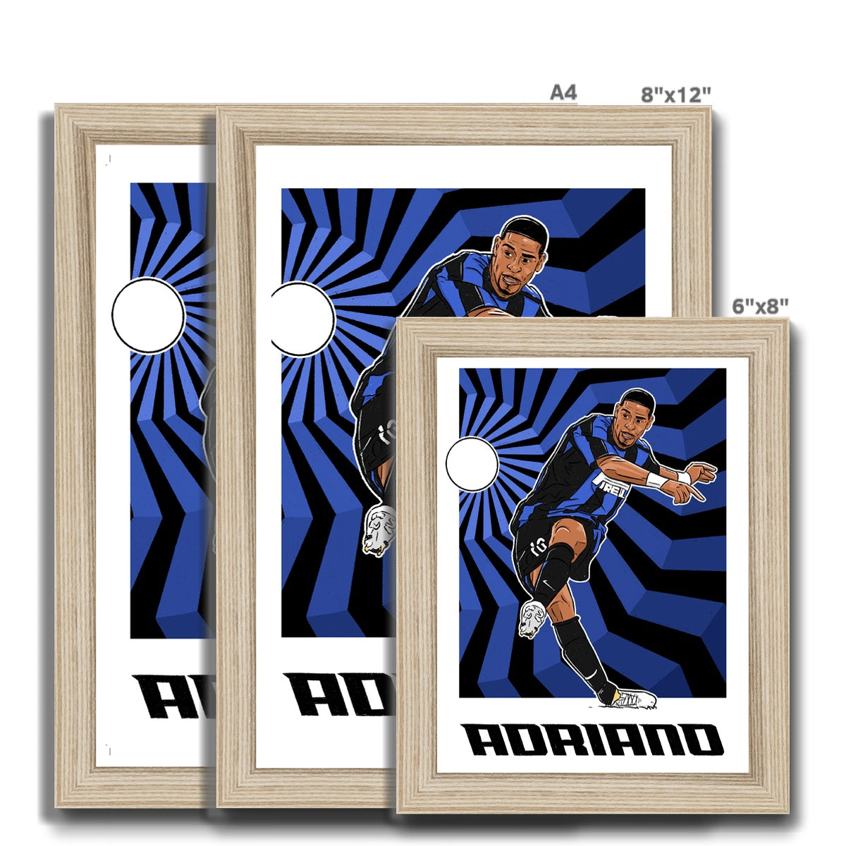 Adriano Inter Milan Framed Print