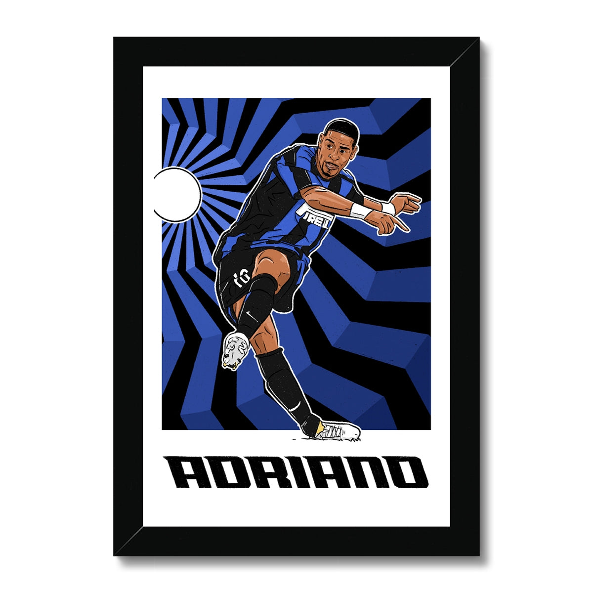 Adriano Inter Milan Framed Print