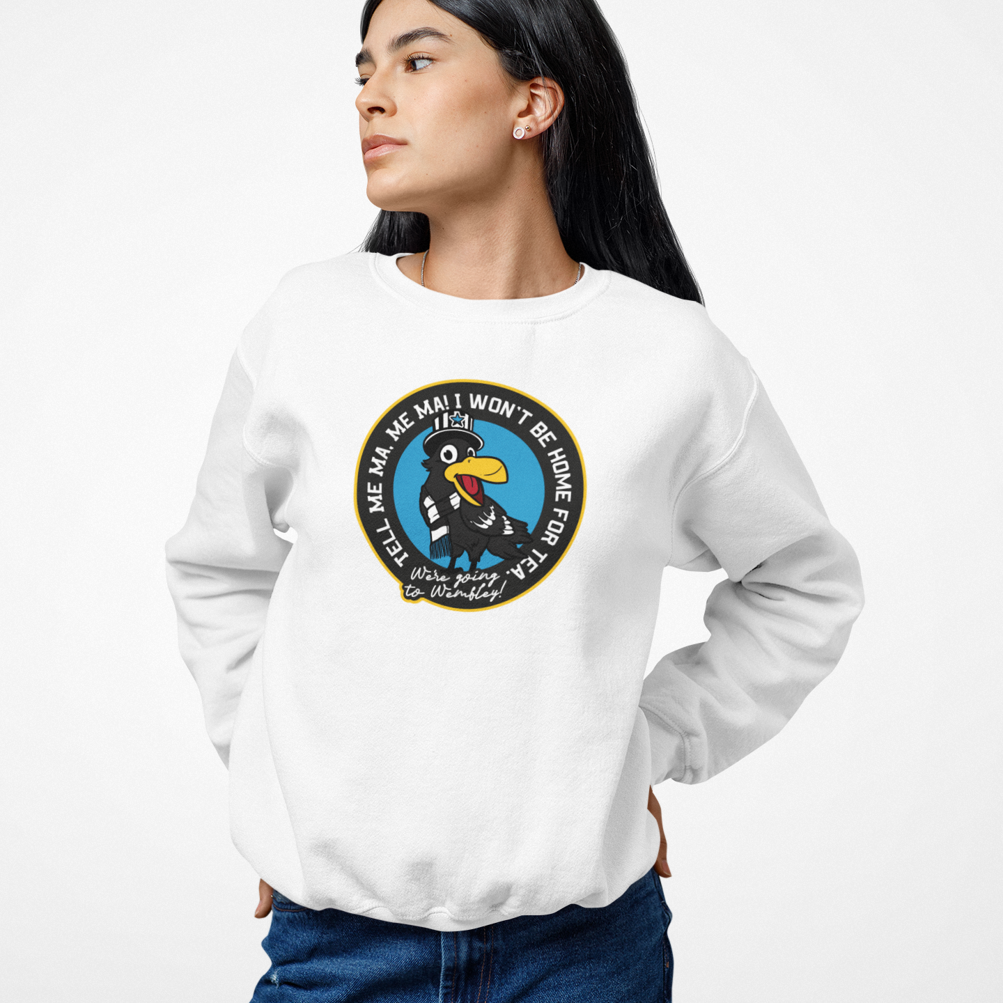 We're Going to Wembley Ladies Sweatshirt