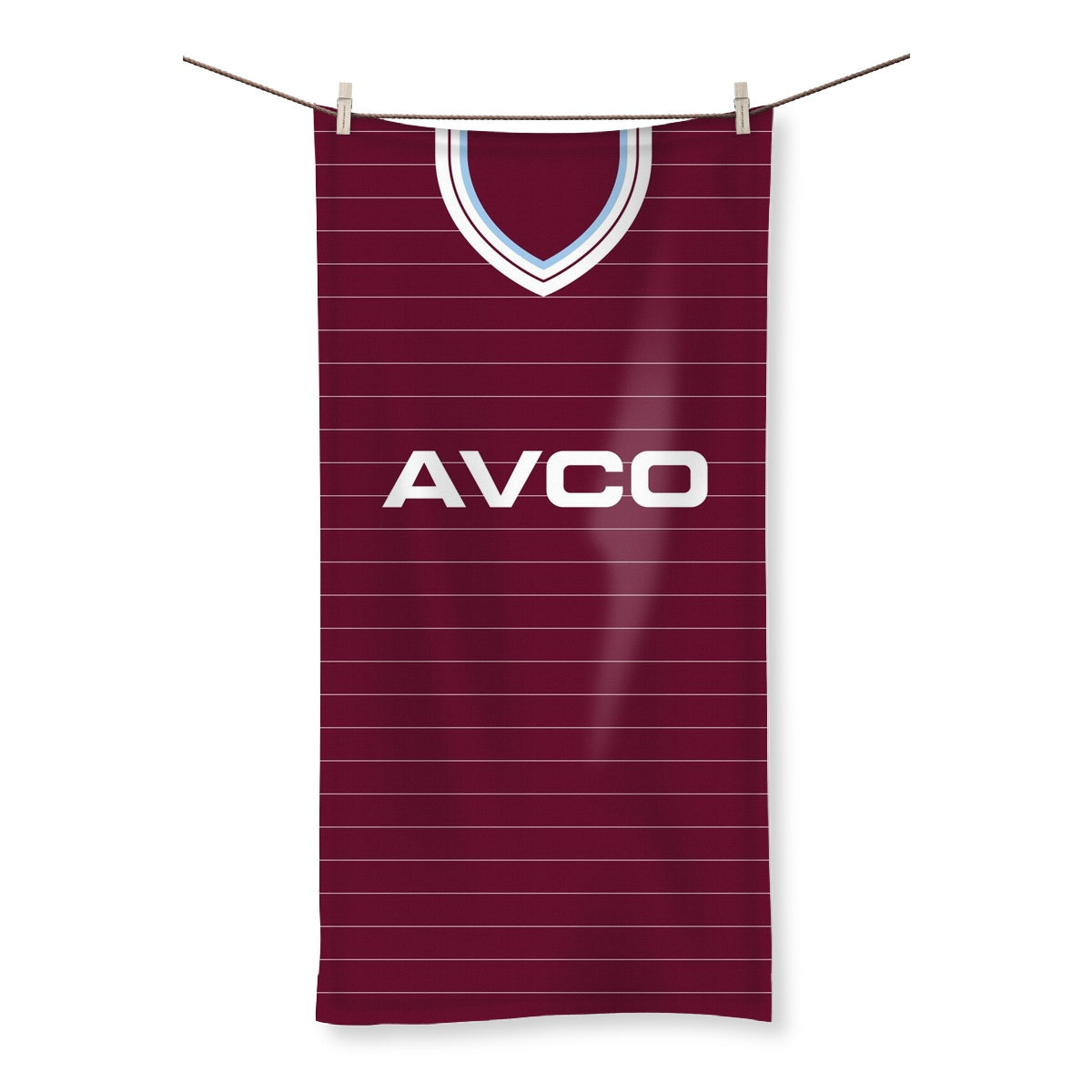 West Ham 85/86 Home Kit Towel