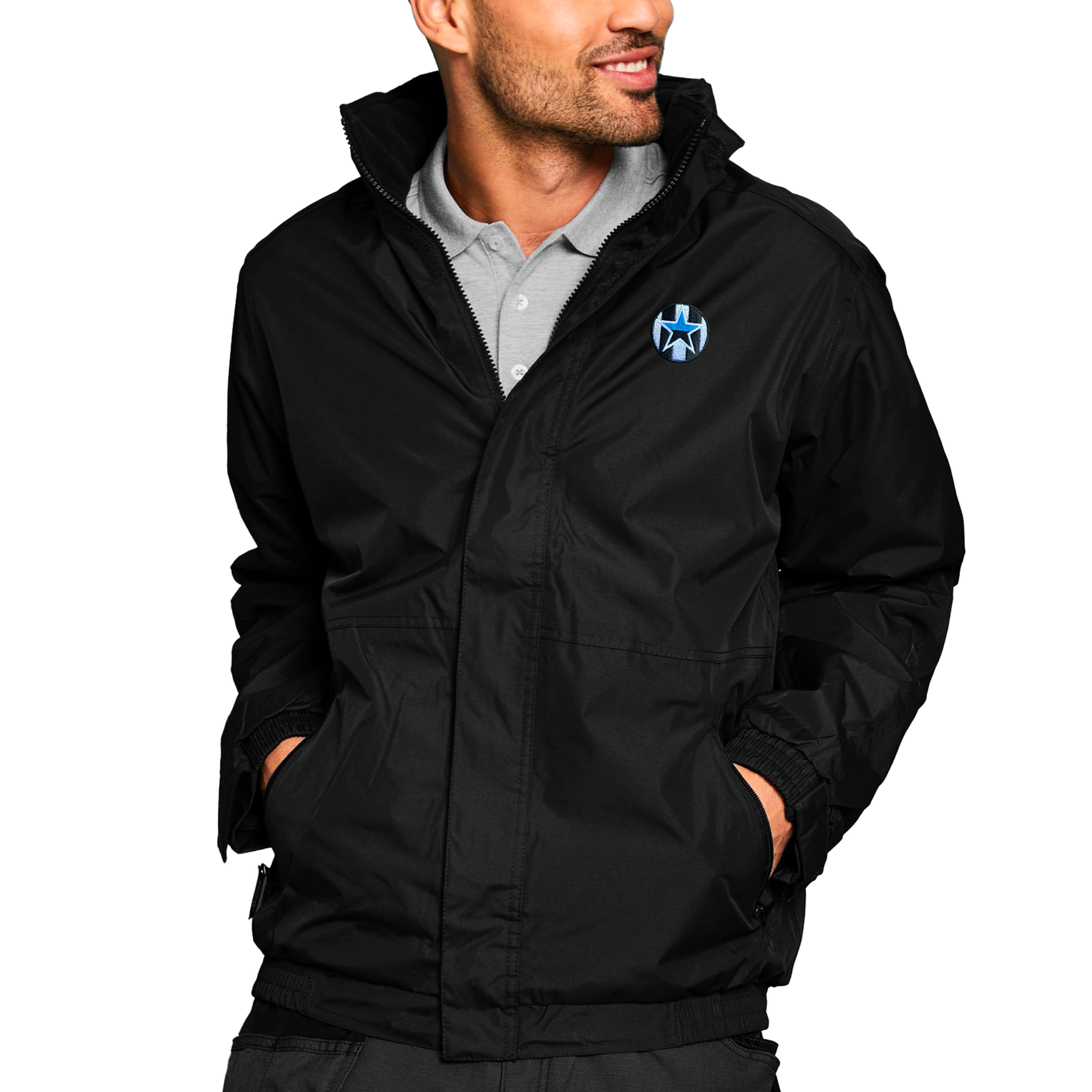 Classic Black Harrington Jacket