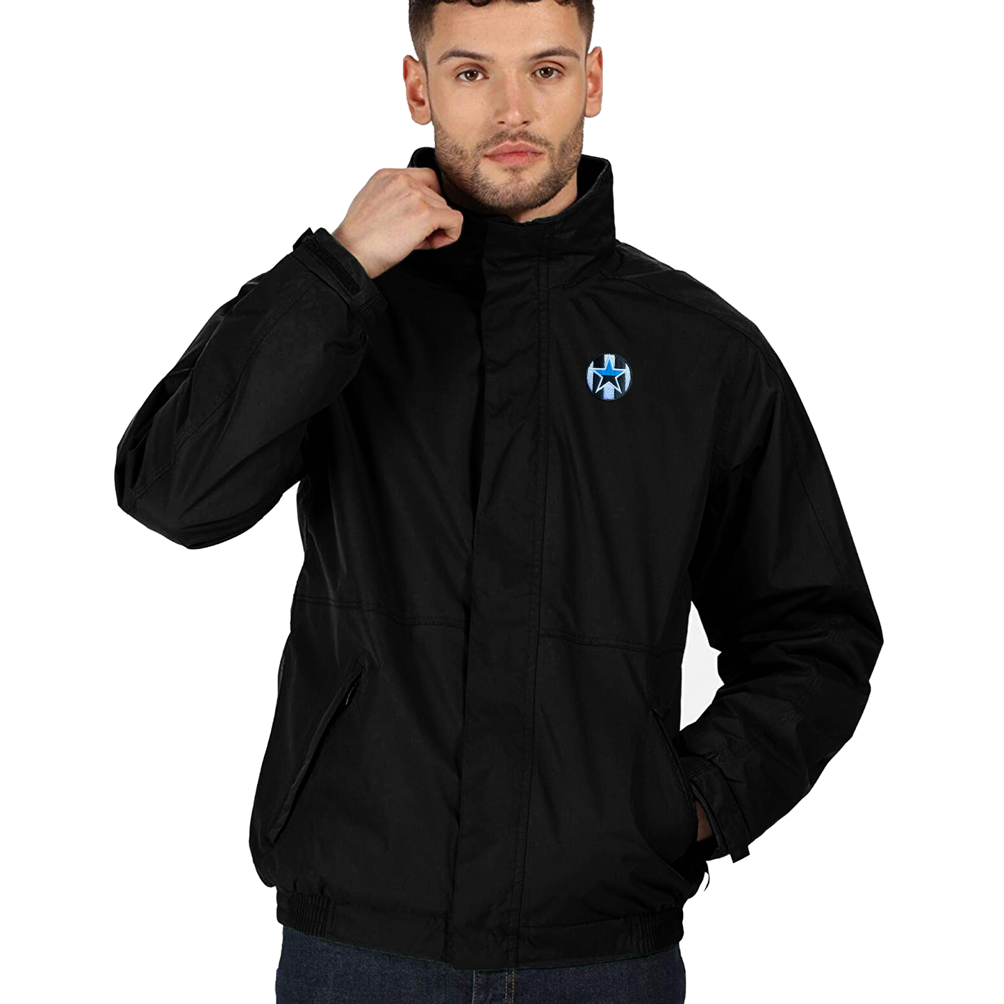 Classic Black Harrington Jacket