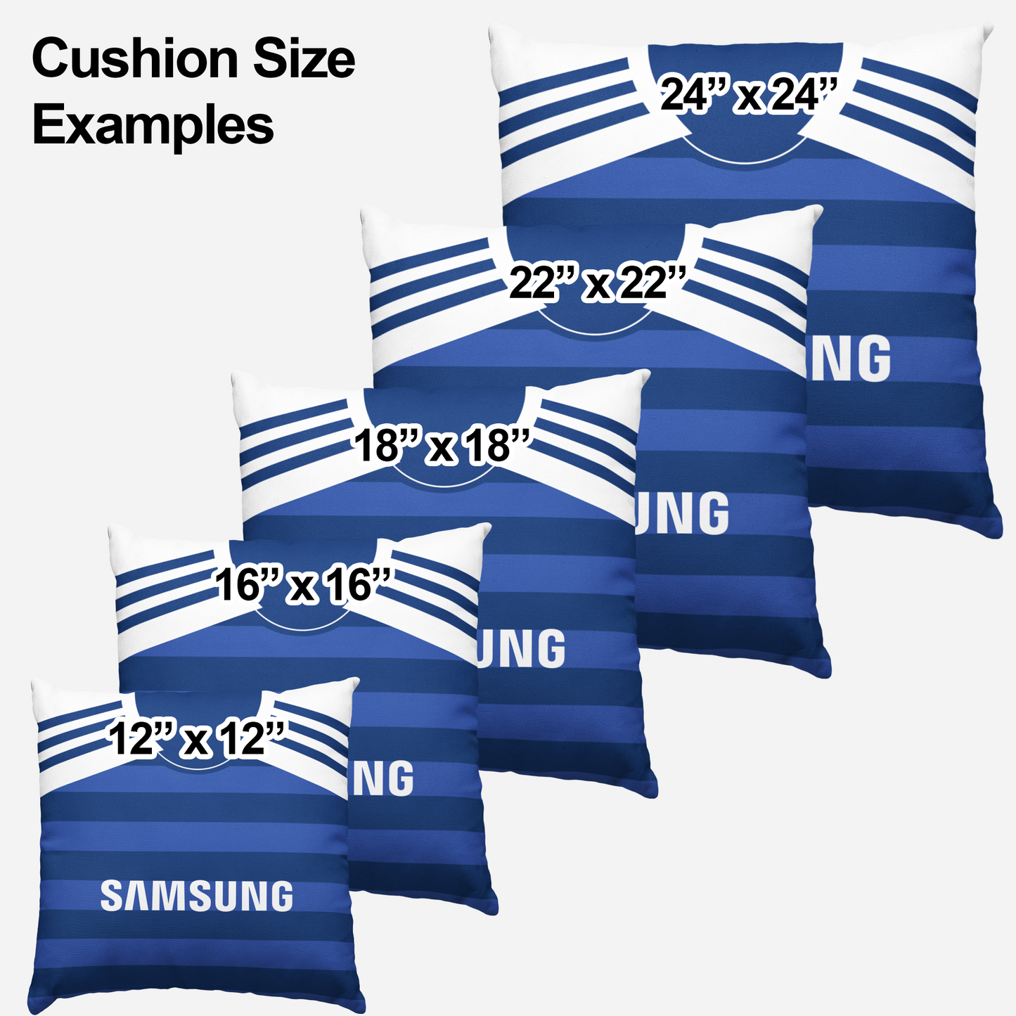 Chelsea 11/12 Home Kit Cushion