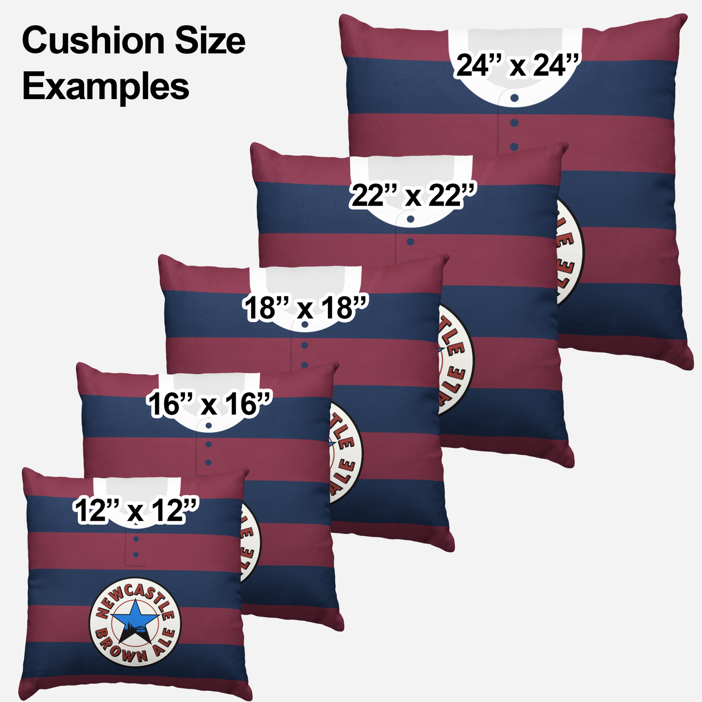 Newcastle 1996 Away Kit Cushion
