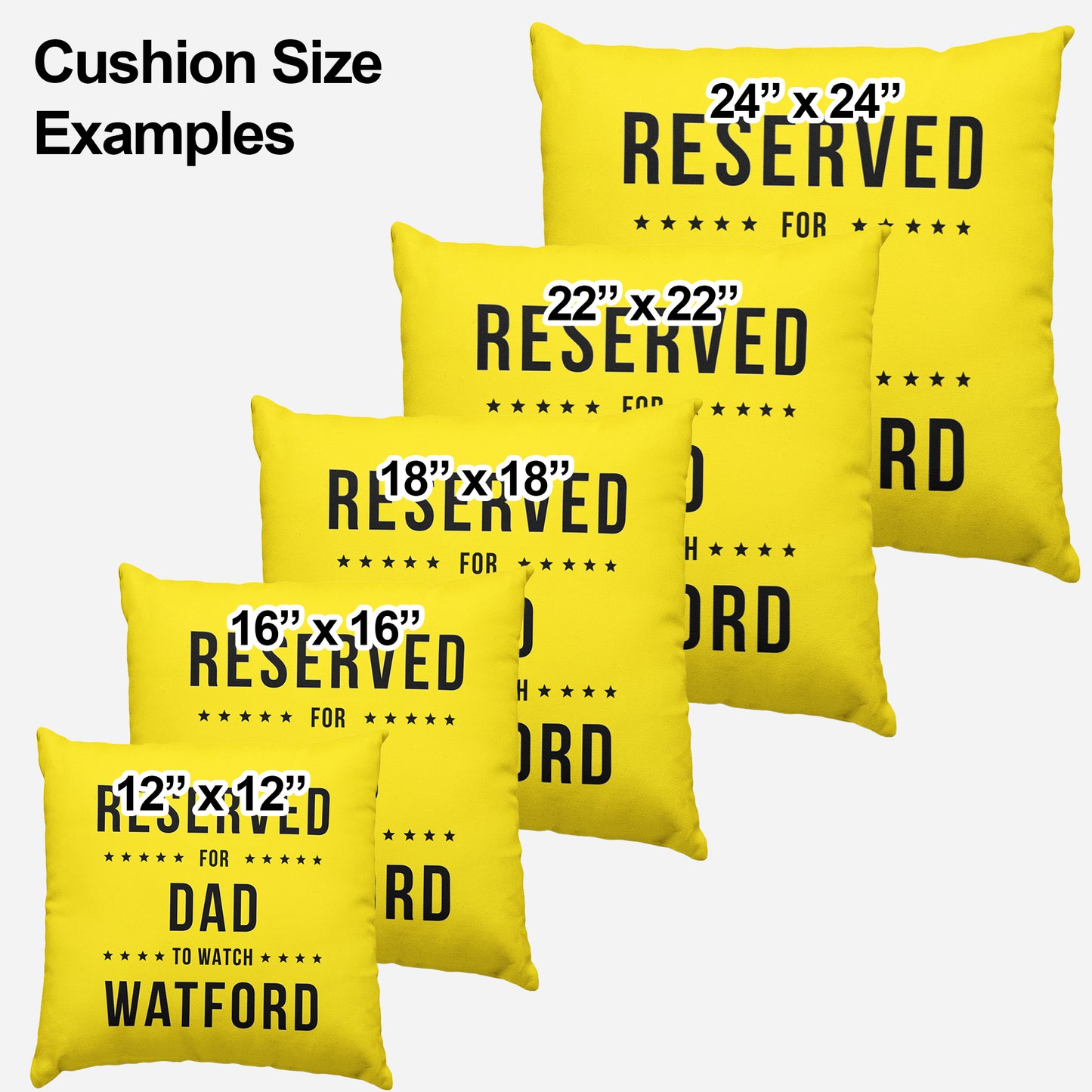 Reserved Watford Cushion