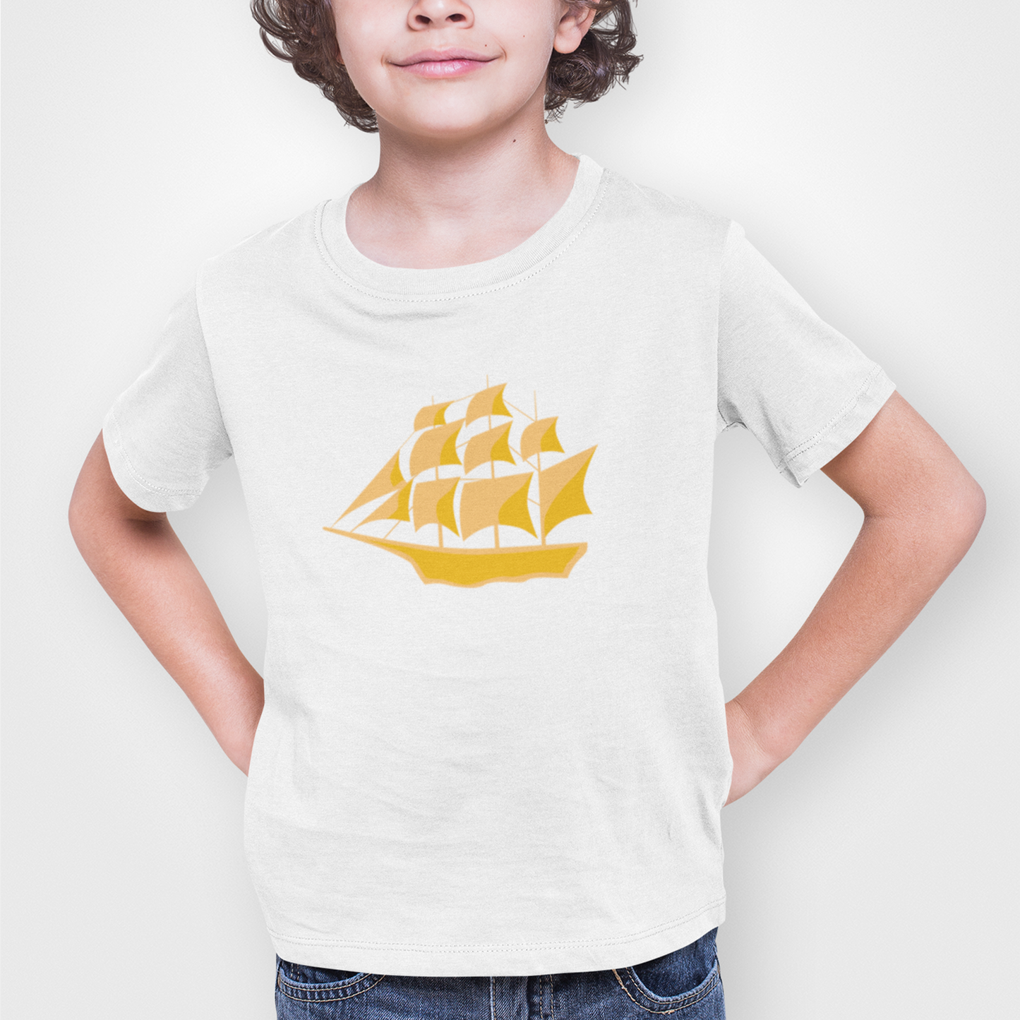Manchester City White Childrens T-shirt, 100% Cotton, Short-Sleeve, Large Print ManCityzens Logo