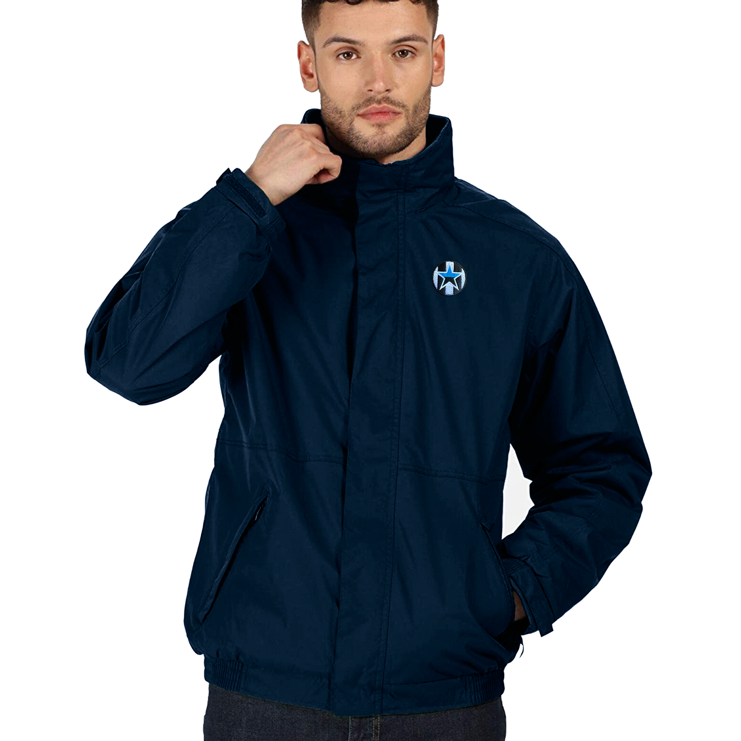 Classic Navy Harrington Jacket