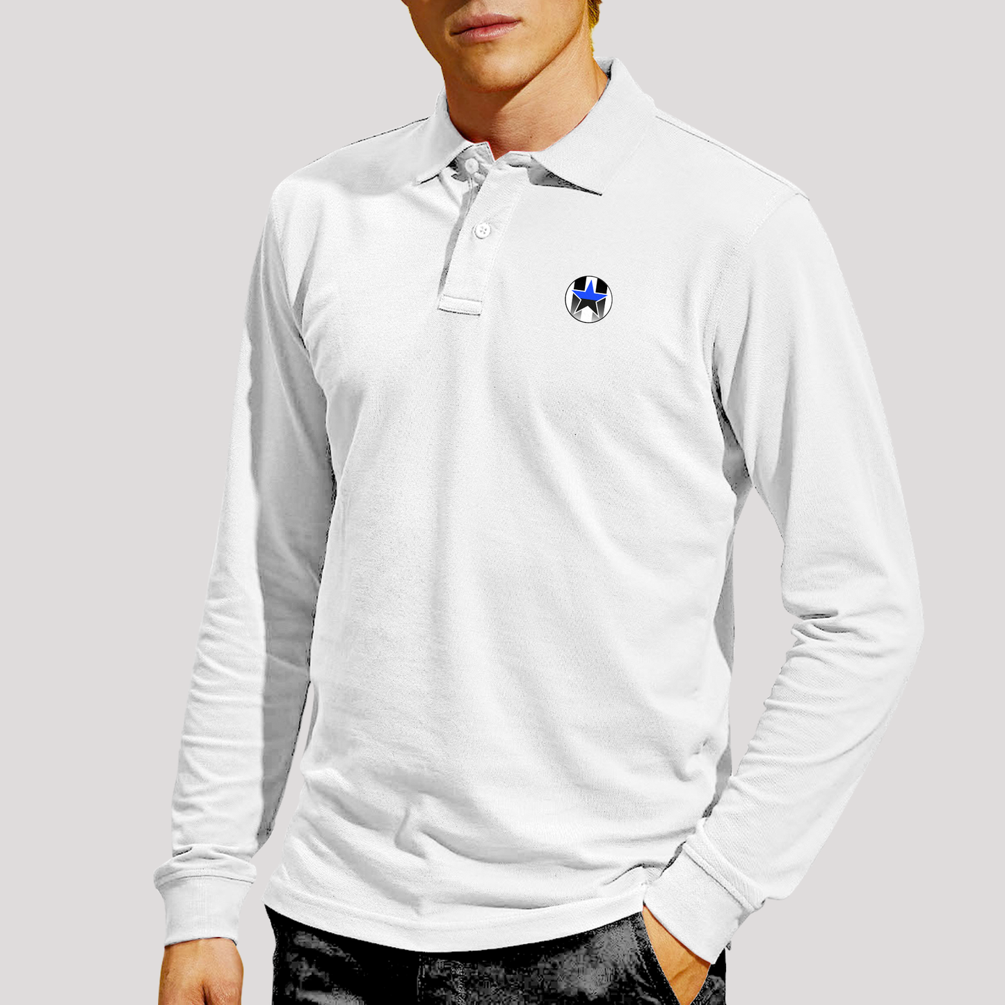 Classic Long Sleeved Polo Shirt