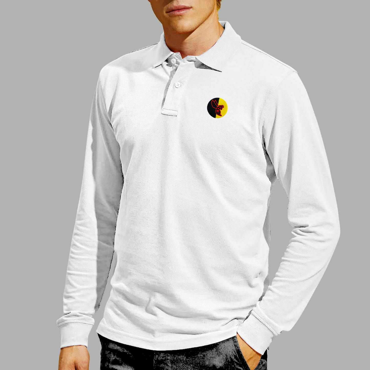 COYHorns Long Sleeve Polo Shirt