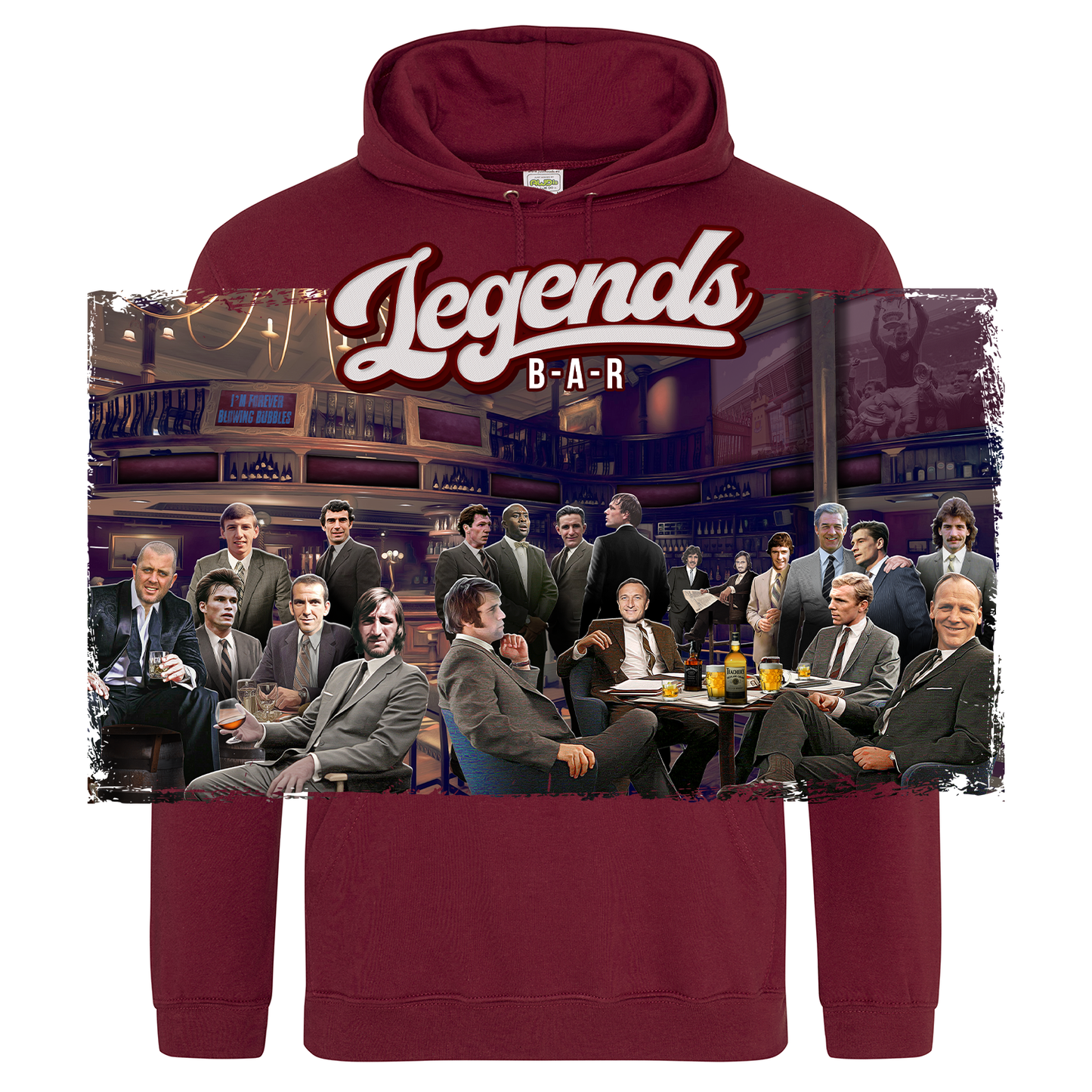 West Ham Legends Bar Hoodie