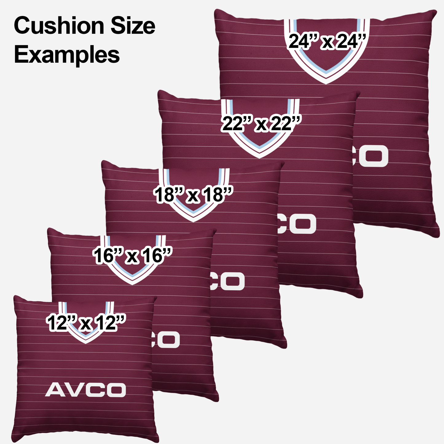 West Ham 85/87 Home Kit Cushion