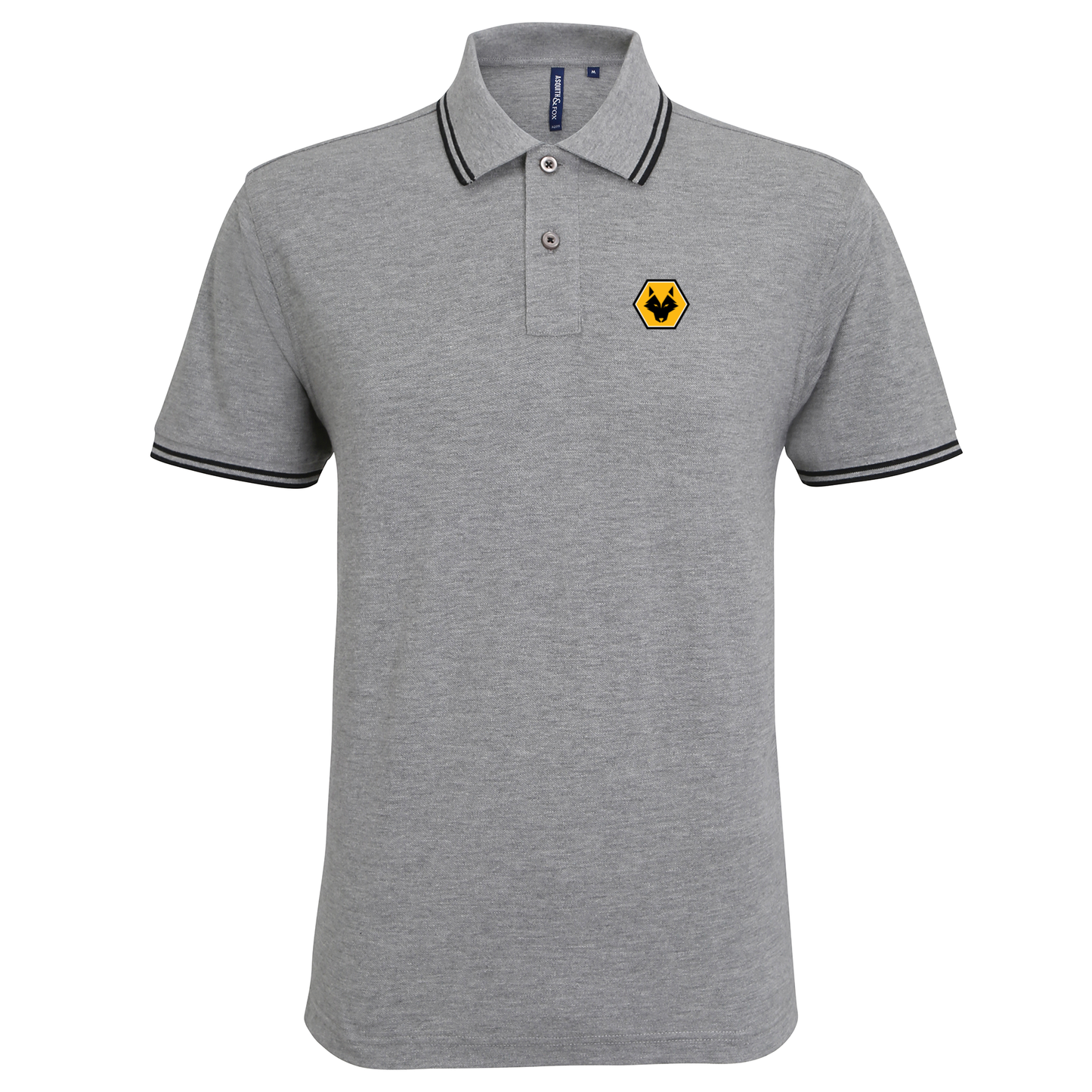 Wolves Mens Tipped Polo Shirt