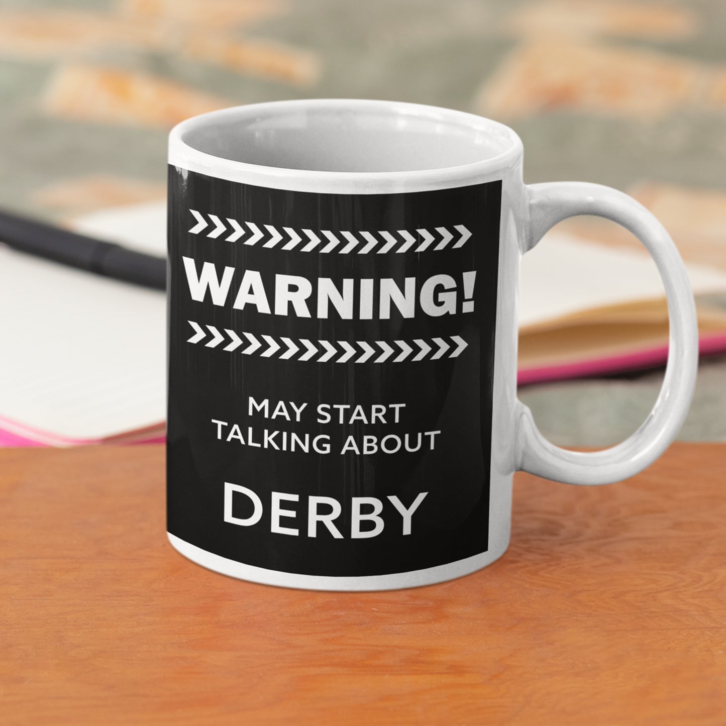 Derby Warning Mug