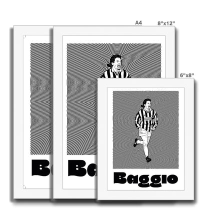 Roberto Baggio Juve Framed Print