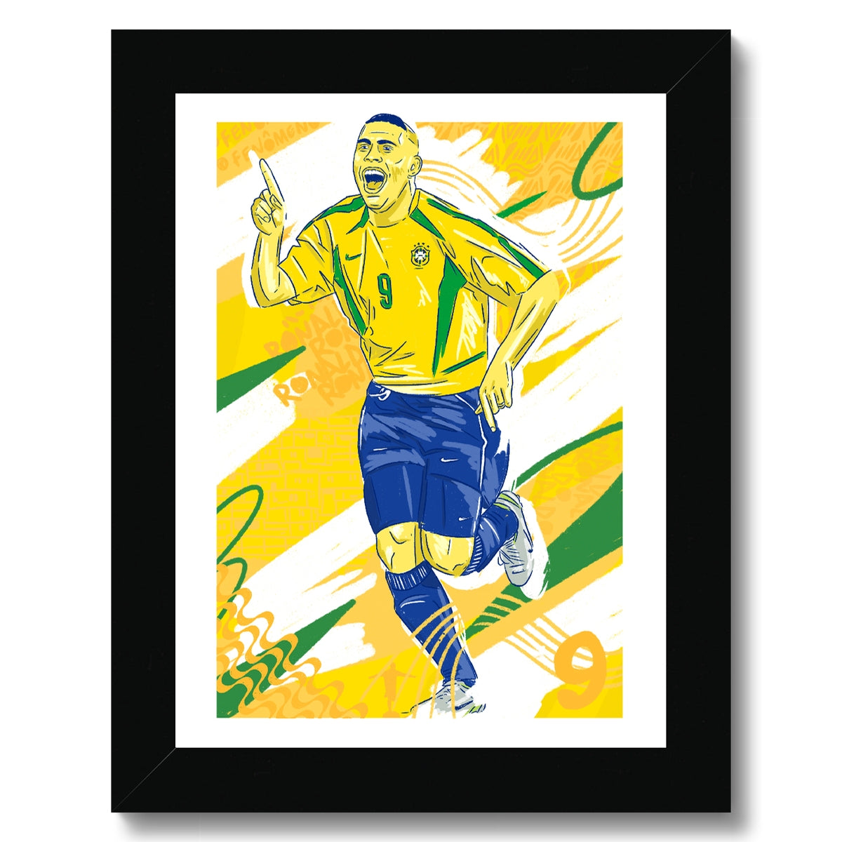 R9 Brazil Framed Print
