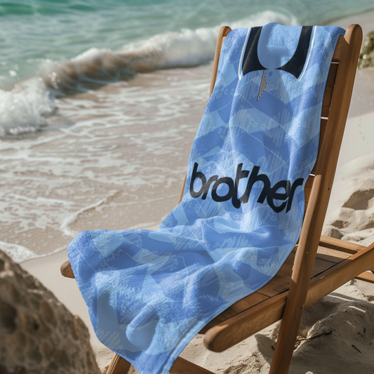 Man City 1992 Home Kit Towel