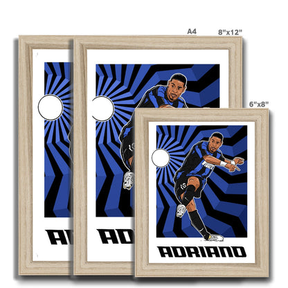 Adriano Inter Milan Framed Print