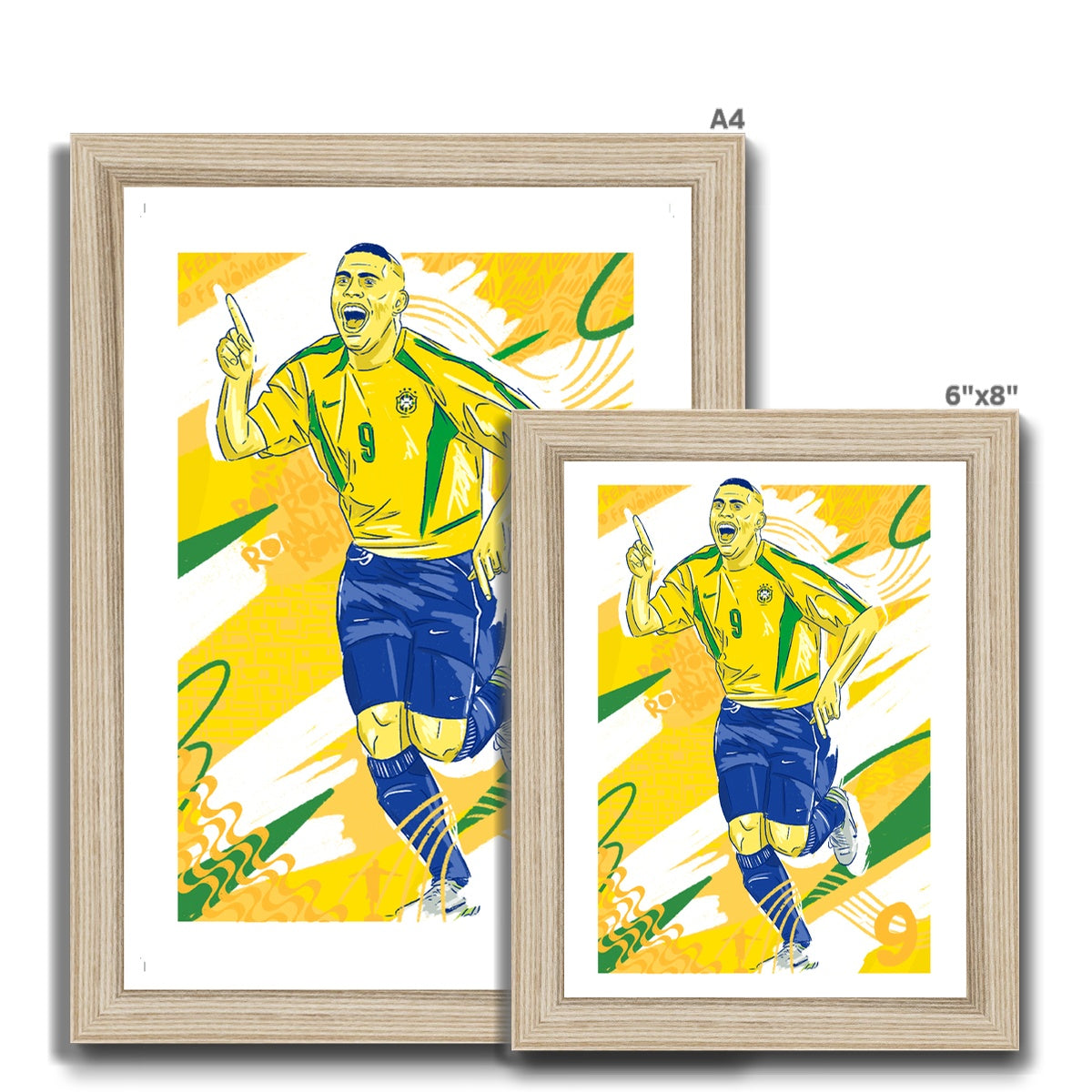 R9 Brazil Framed Print