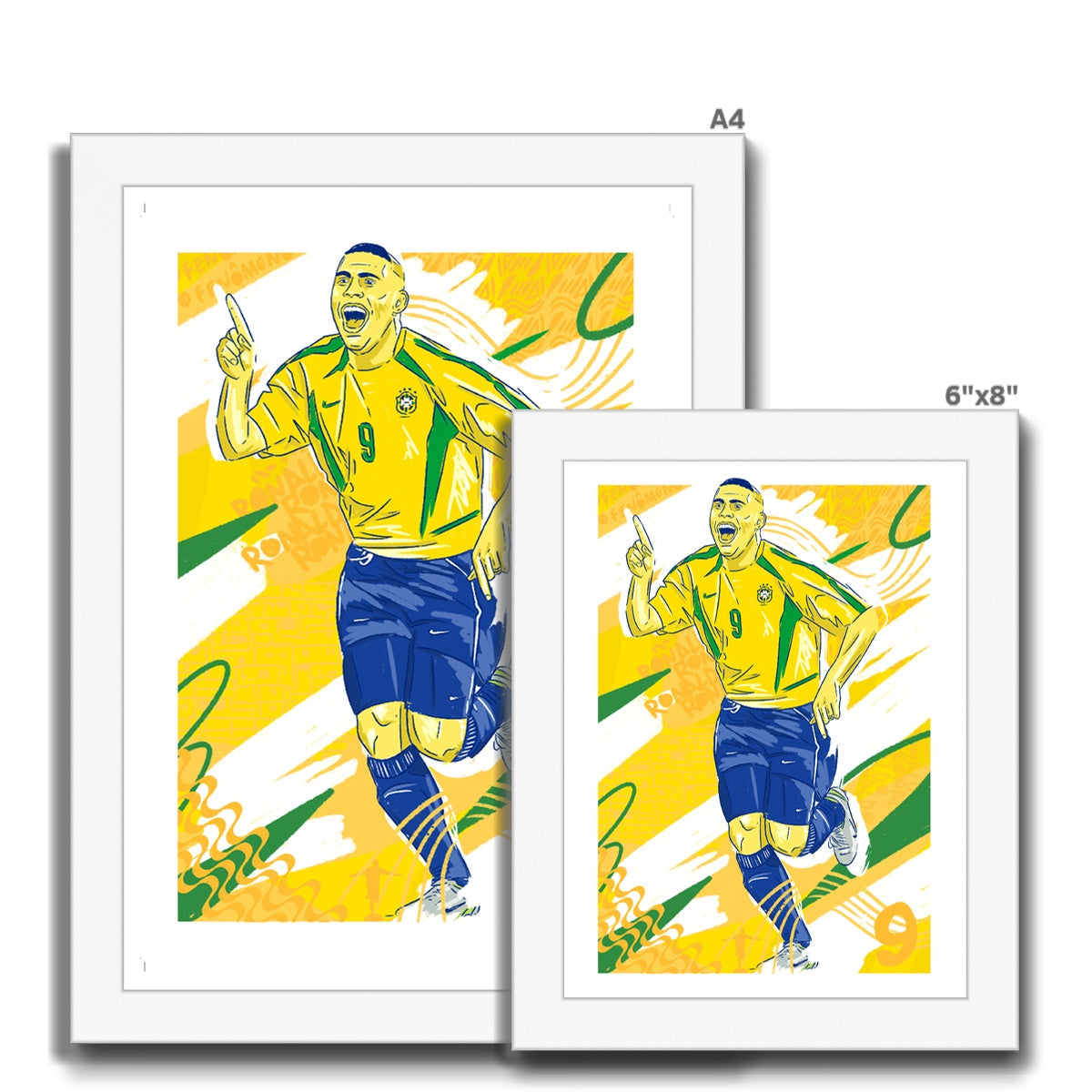 R9 Brazil Framed Print