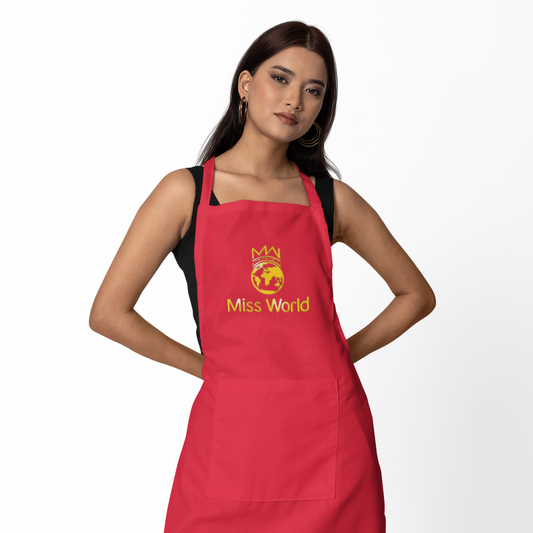 Miss World Gold Apron