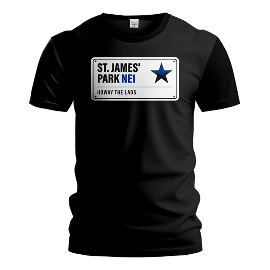 White Road Sign T-Shirt