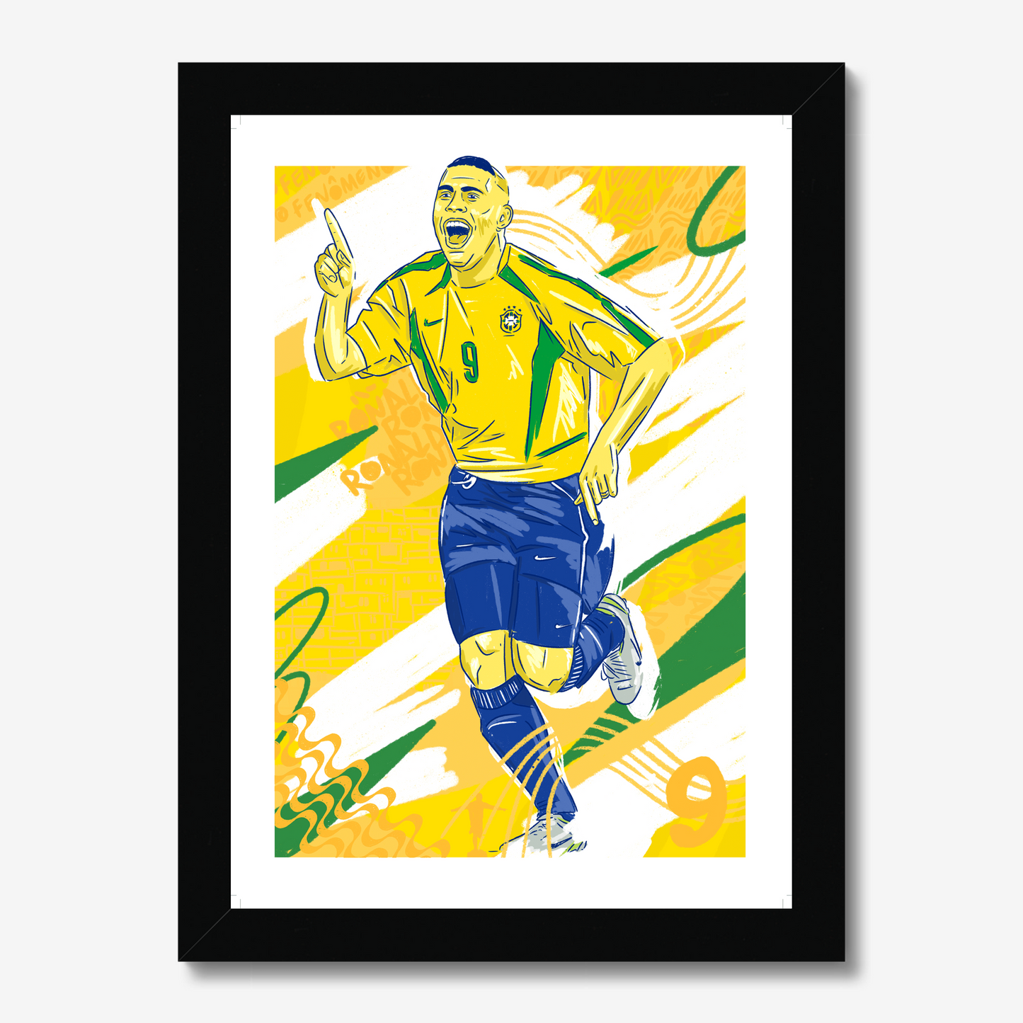 R9 Brazil Framed Print