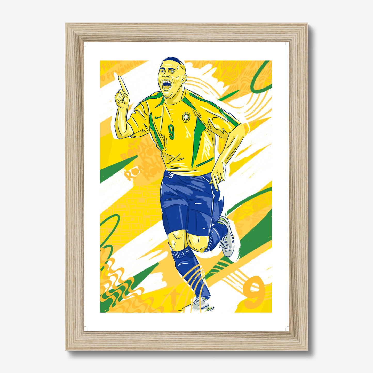 R9 Brazil Framed Print