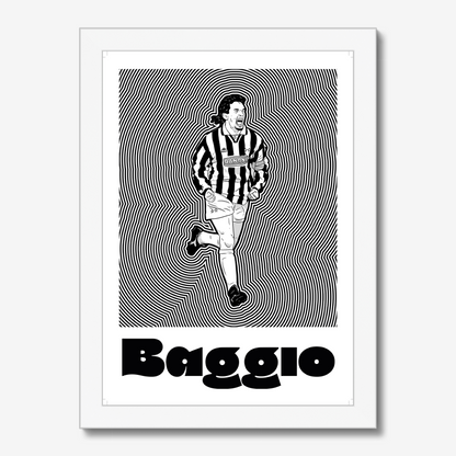 Roberto Baggio Juve Framed Print