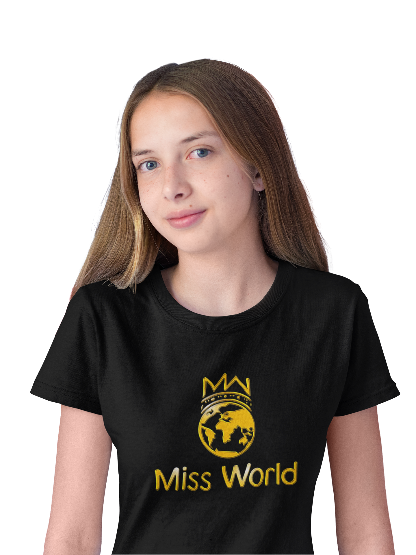 Miss World Gold Girls T-Shirt