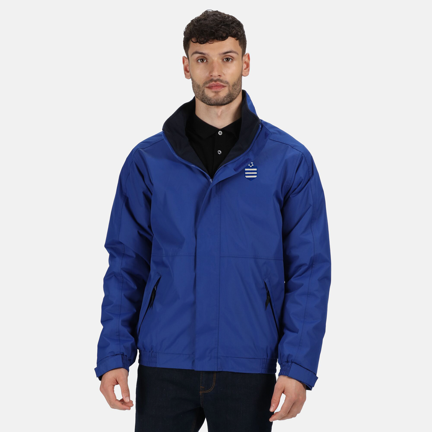 WeAreQPR Blue Harrington Jacket