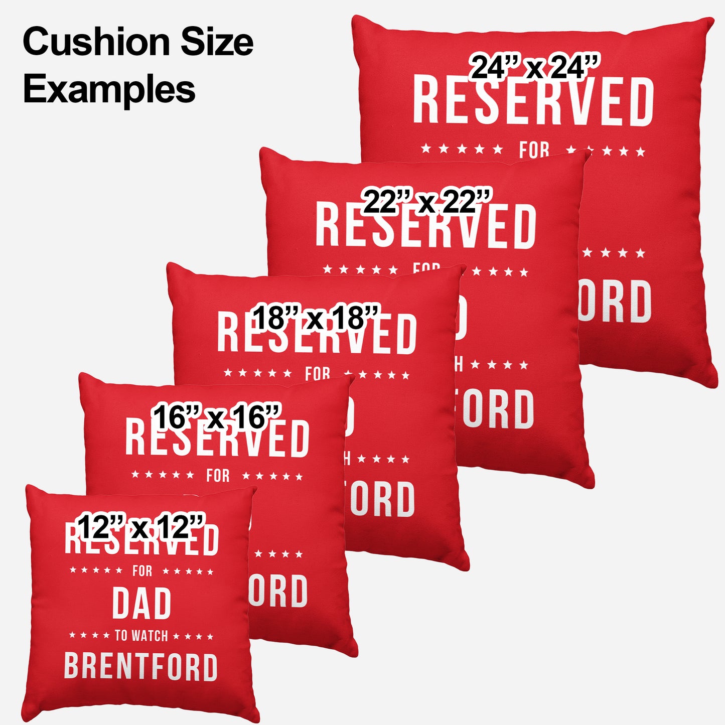 Reserved Brentford Cushion