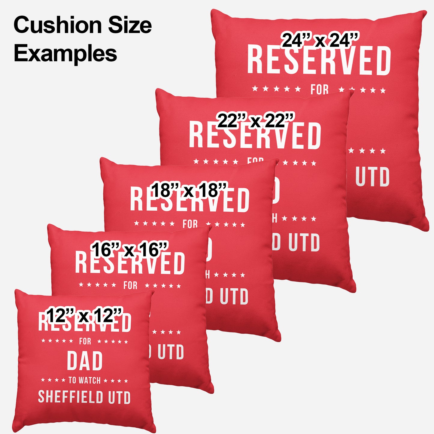 Reserved Sheffield United Cushion