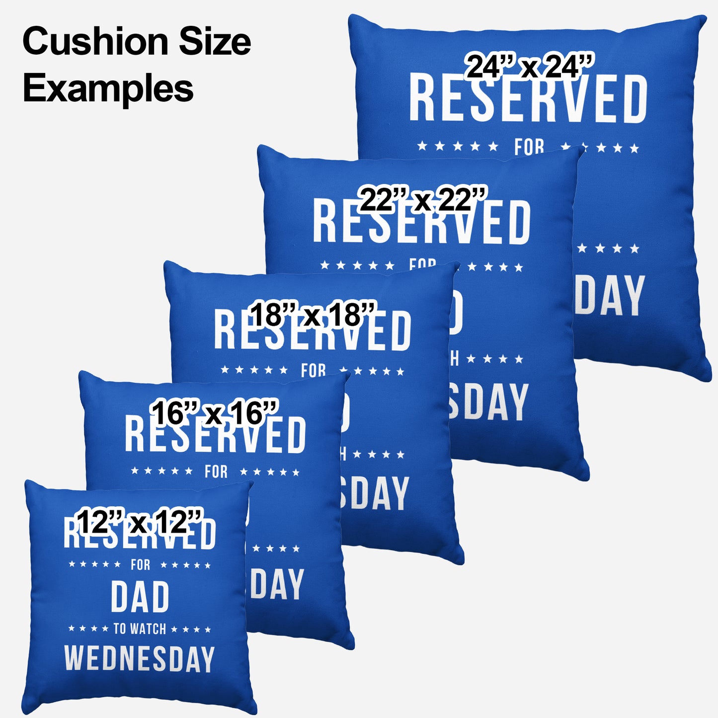 Reserved Wednesday Cushion