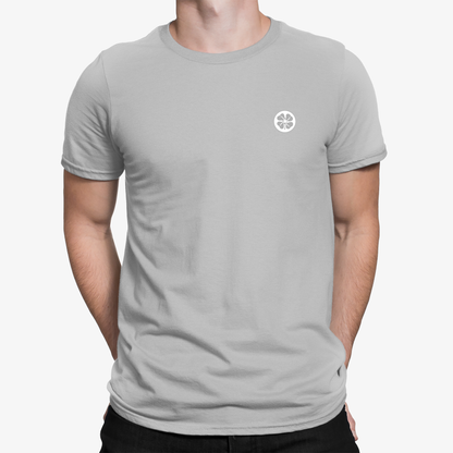 Celtic Grey Mens Heavy T-Shirt, 100% Cotton, Short-Sleeve Crew Neck, Embroidered Celtic1967 logo
