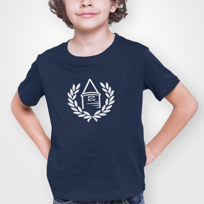 Everton Navy Childrens T-shirt, 100% Cotton, Short-Sleeve, Large Print Toffees Logo