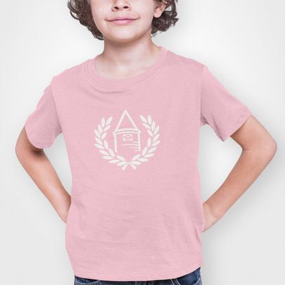 Everton Pink Childrens T-shirt, 100% Cotton, Short-Sleeve, Large Print Toffees Logo