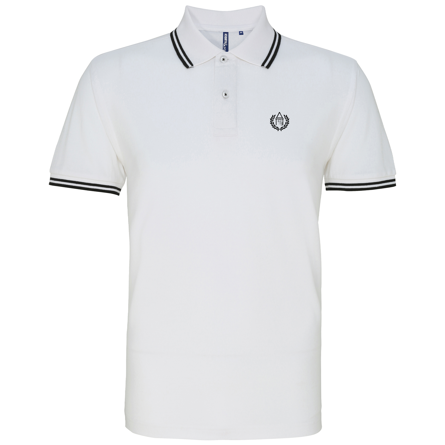 Everton White Mens Three Button Polo Shirt, 100% Polyester, Short-Sleeve, Embroidered Toffees Logo