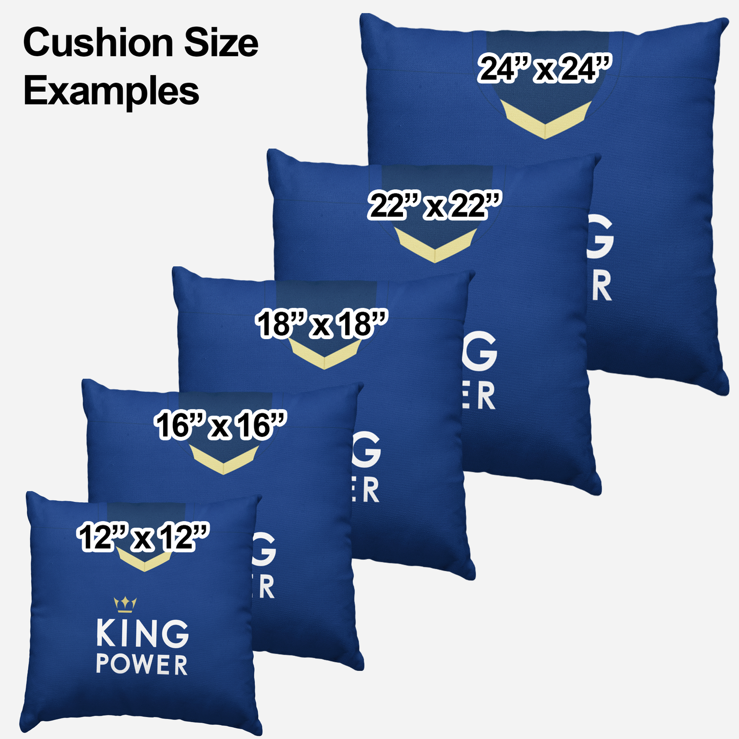 Leicester 2015/16 Home kit Cushion