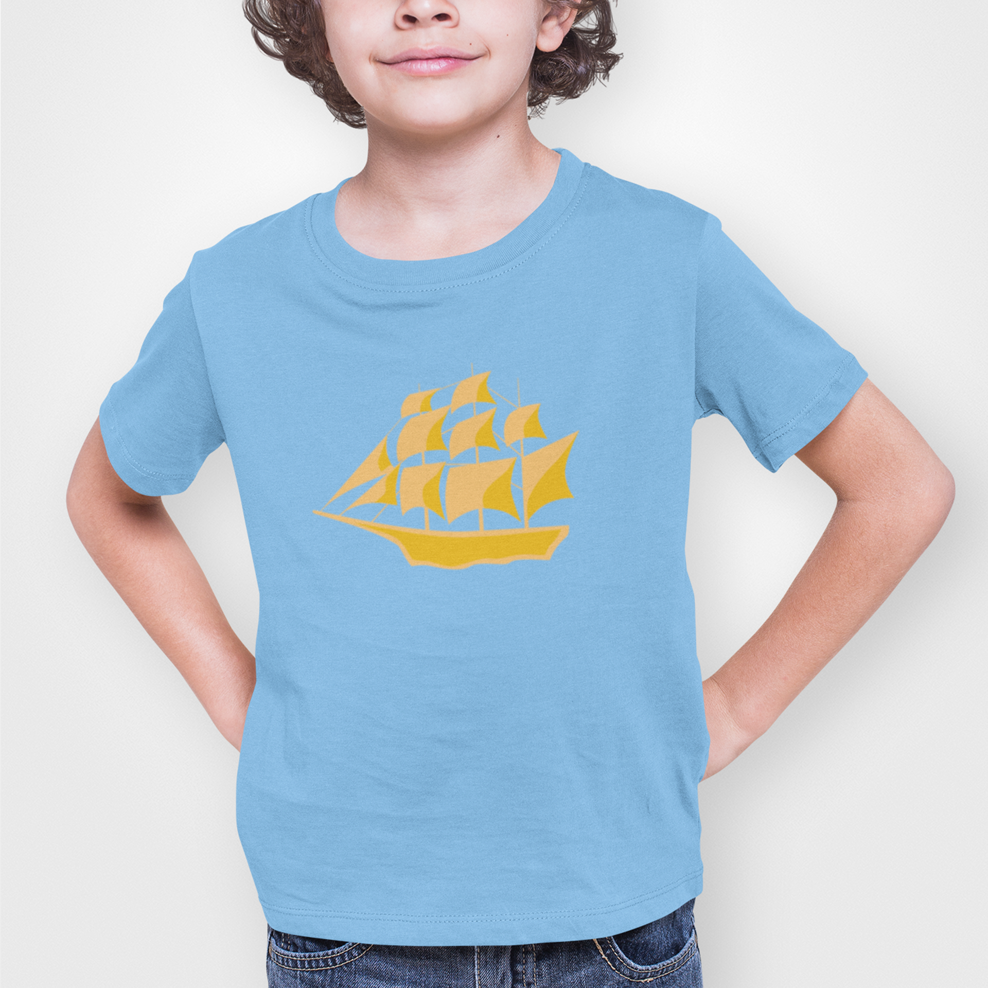 Manchester City Blue Childrens T-shirt, 100% Cotton, Short-Sleeve, Large Print ManCityzens Logo