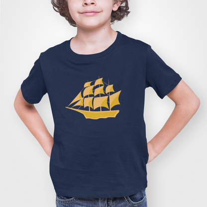 Manchester City Navy Childrens T-shirt, 100% Cotton, Short-Sleeve, Large Print ManCityzens Logo