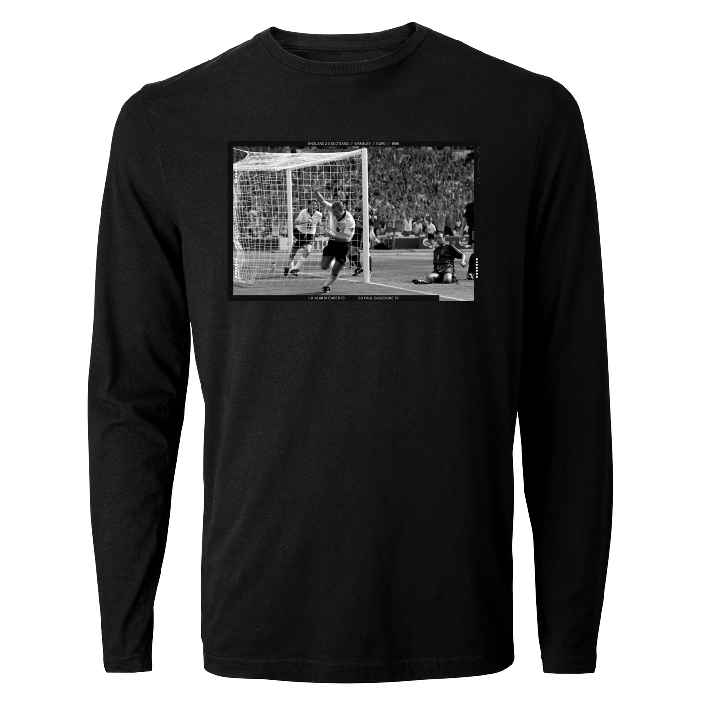 Alan Shearer Euro 1996 Long Sleeve T-Shirt