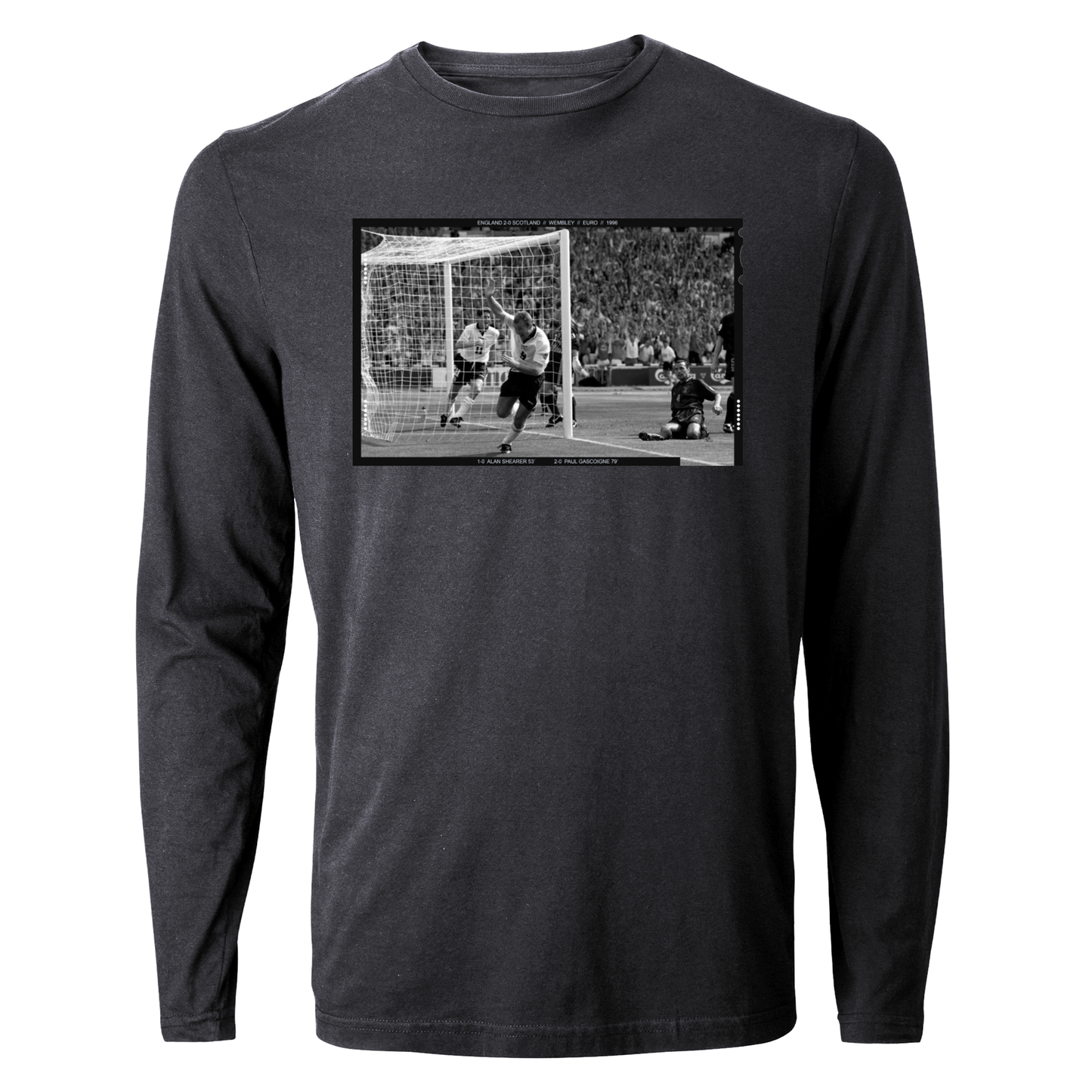 Alan Shearer Euro 1996 Long Sleeve T-Shirt