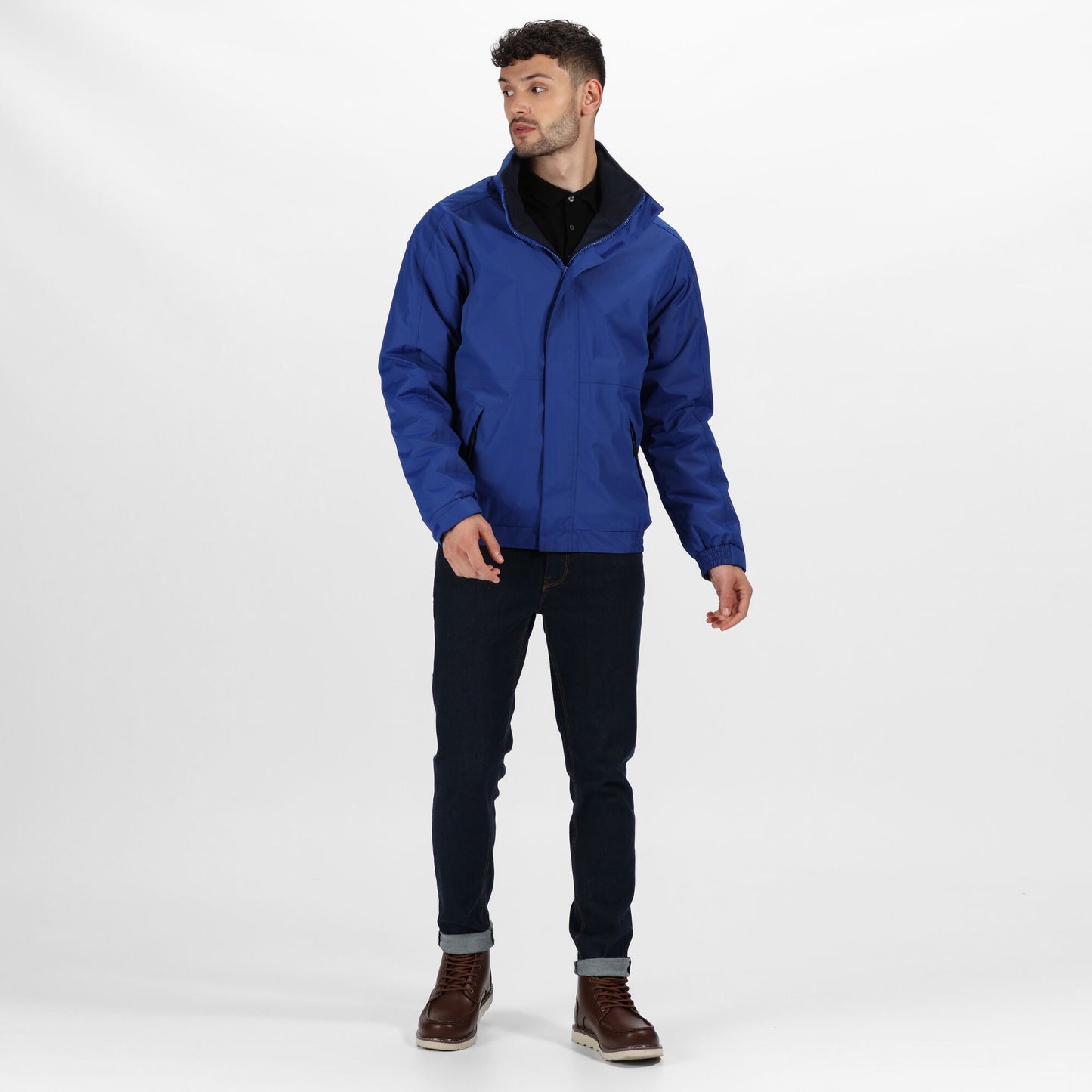 WeAreQPR Blue Harrington Jacket