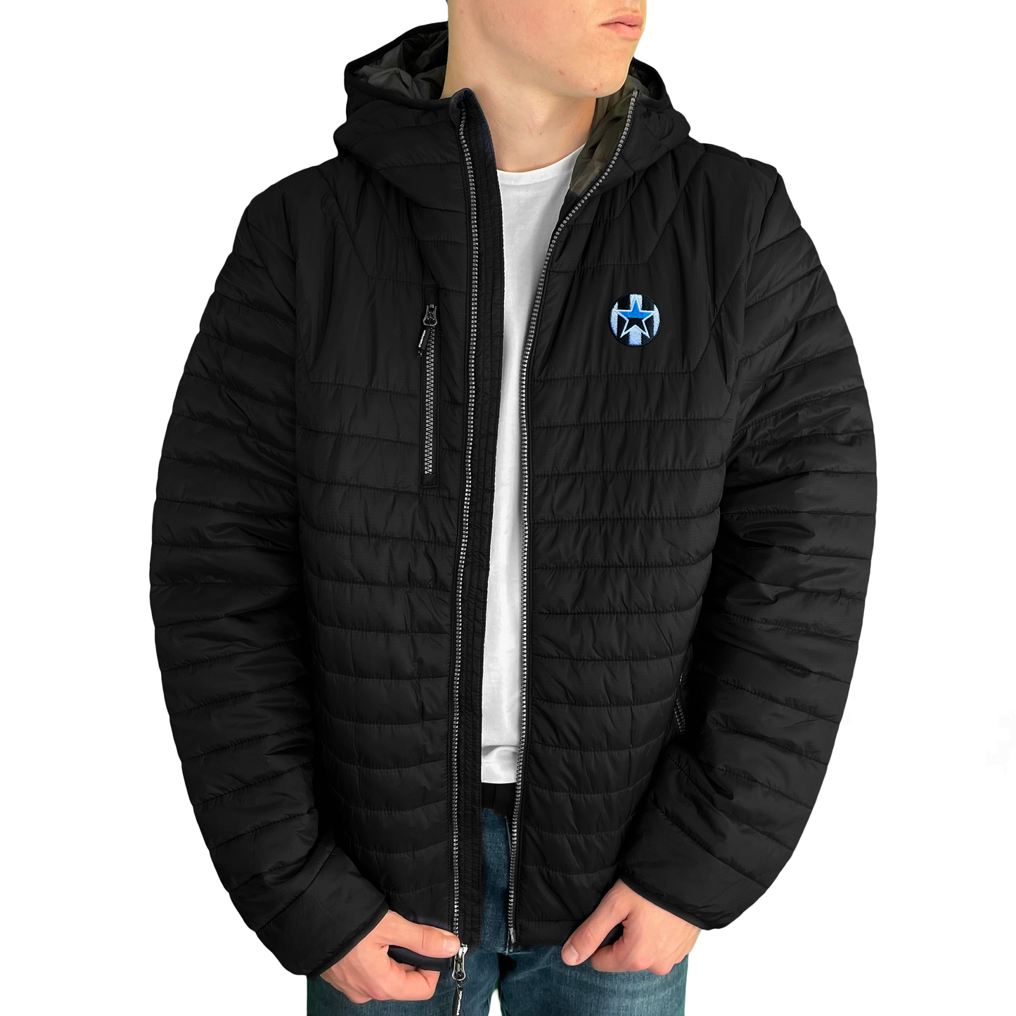 Luxury Quilted Jacket Black