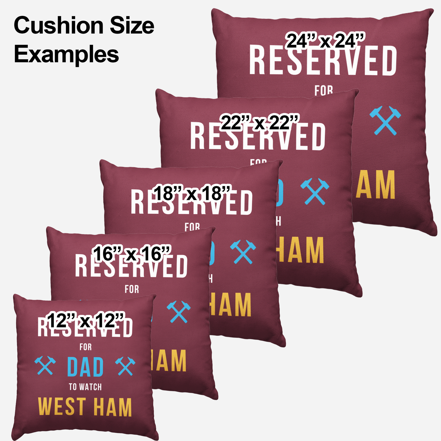 Reserved West Ham Cushion