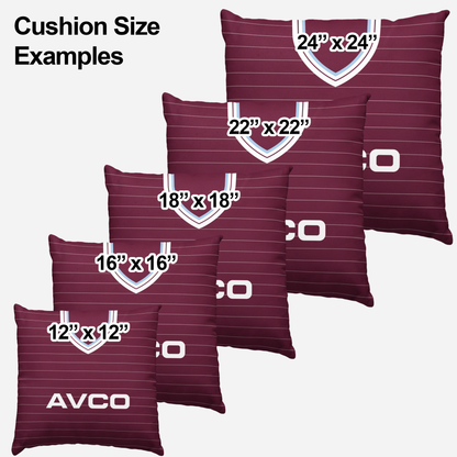 West Ham 85/87 Home Kit Cushion