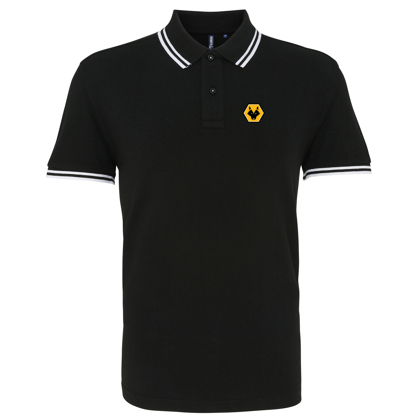Wolves Mens Tipped Polo Shirt